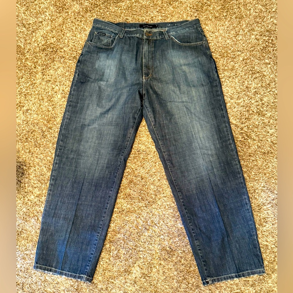 Calvin Klein Dark Blue Jeans Size 38 X 30 RN 36009 CA 00213